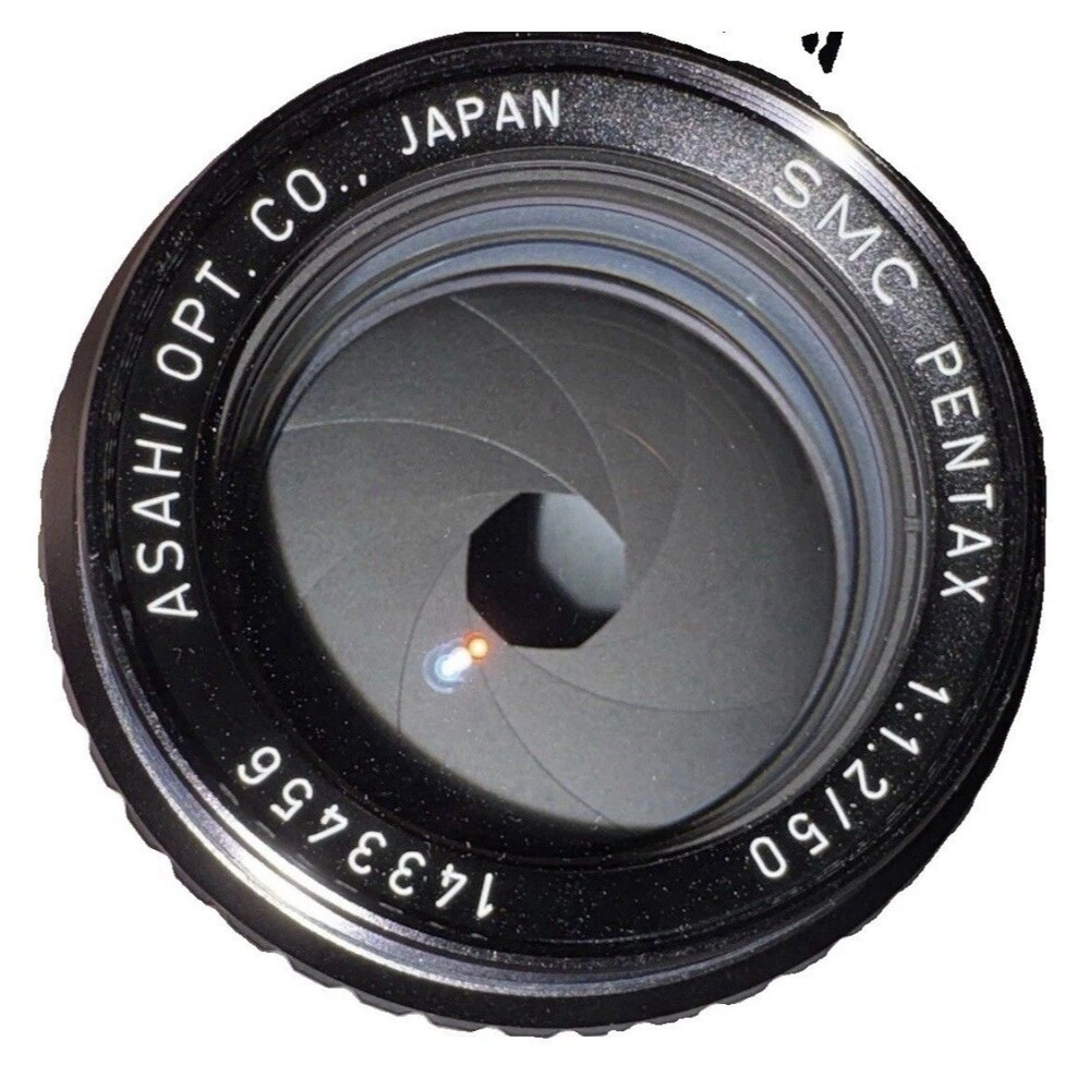 RARE SMC PENTAX-A 50MMF/1.2 K MOUNT LENS WITH CAPS CLEAN GLASS